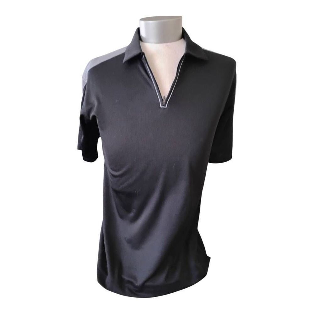 Men's Nike Sphere React Black Polo Shirt Size Medium - Picture 1 of 6